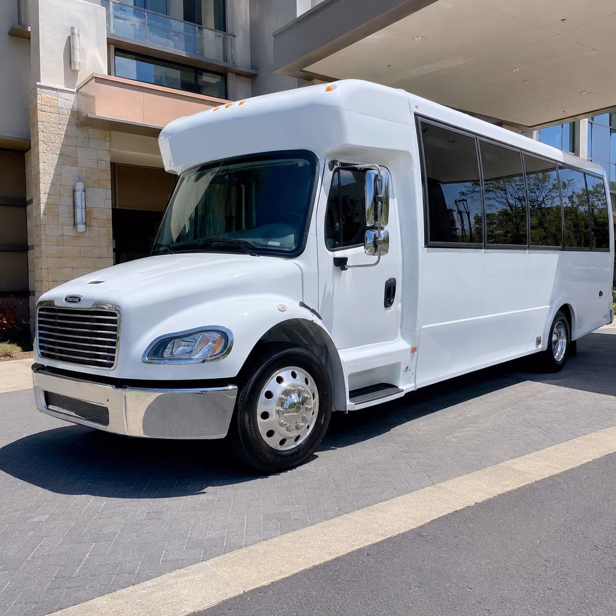 West Palm Beach Airport Shuttle & Transportation party bus exterior