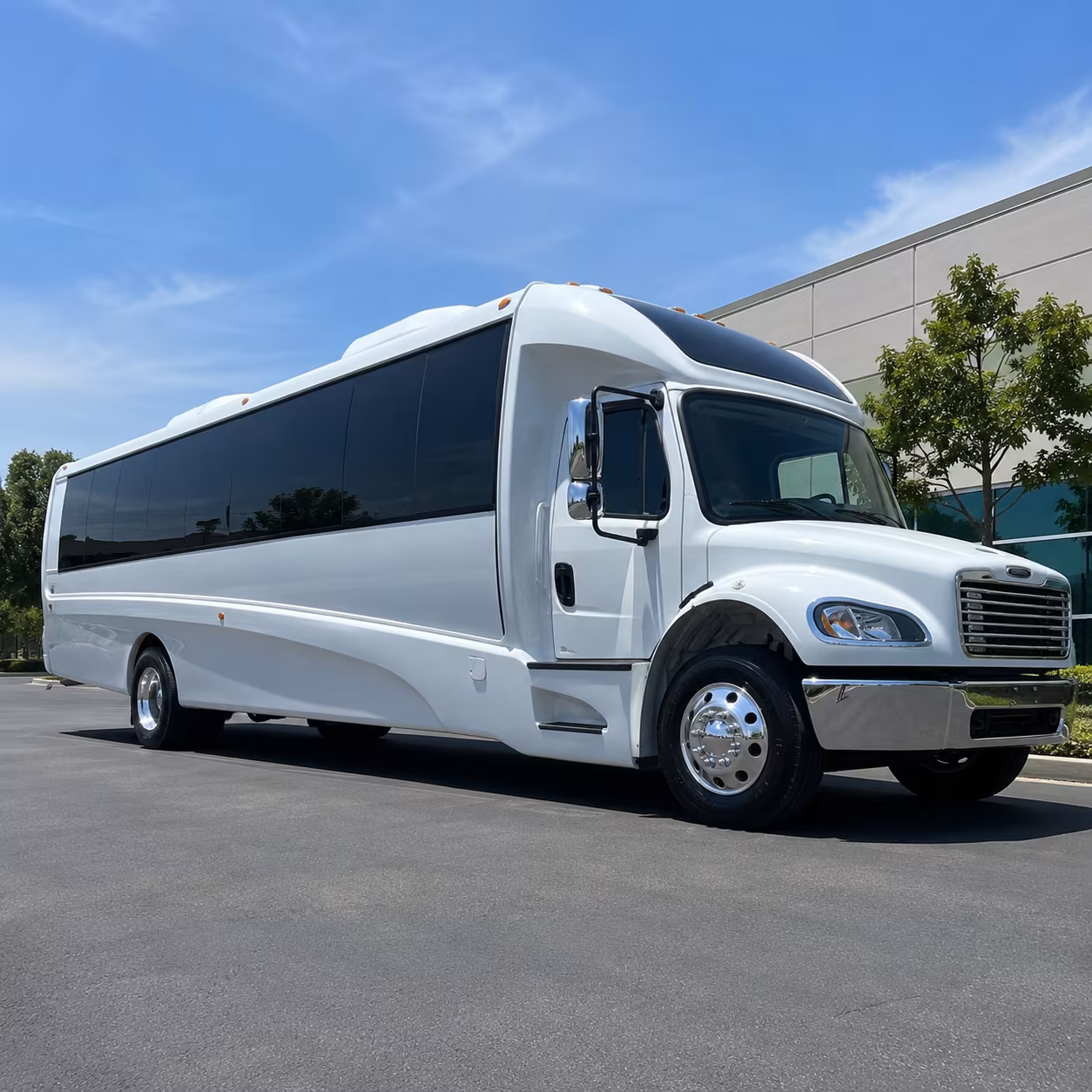 West Palm Beach Airport Shuttle & Transportation party bus exterior