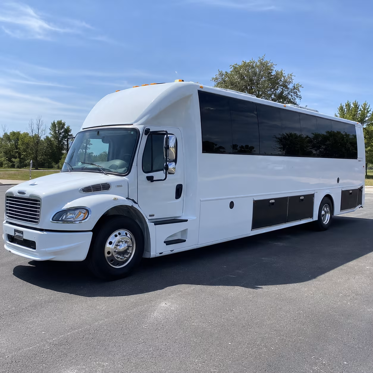 West Palm Beach Bachelor & Bachelorette Transportation party bus exterior