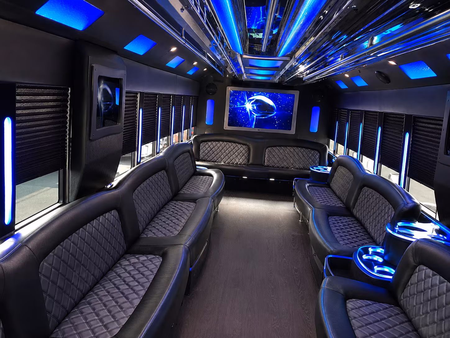West Palm Beach Concert & Music Festival Transportation party bus exterior