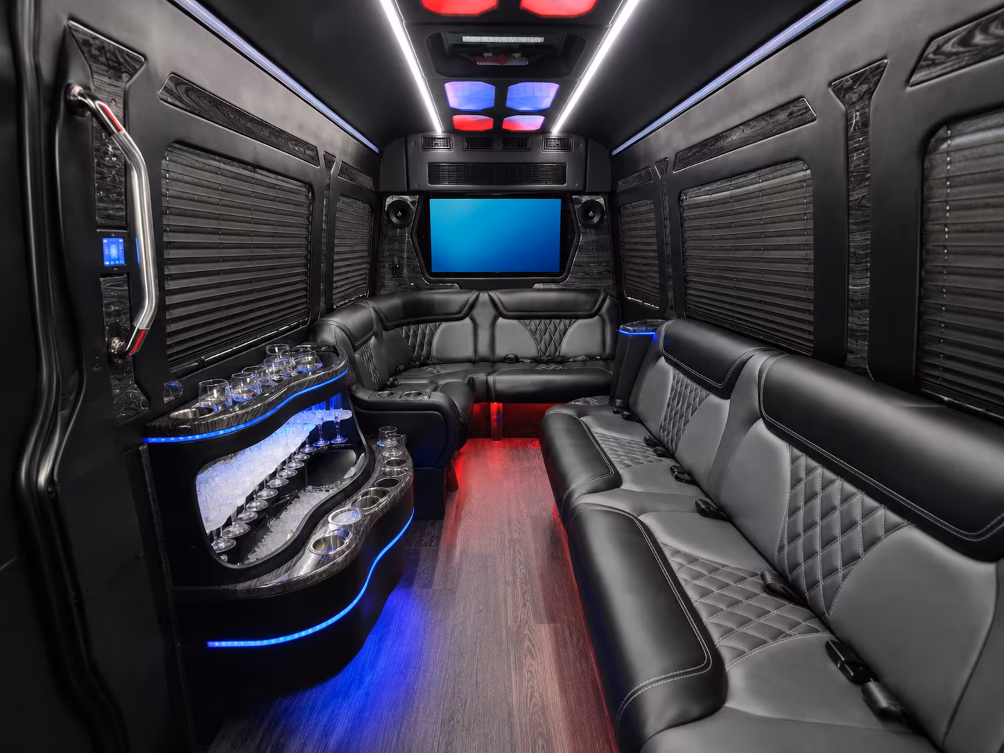 West Palm Beach Corporate Transportation onboard seating