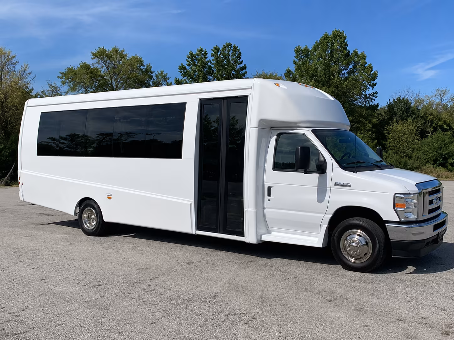 West Palm Beach Private Event Transportation party bus exterior