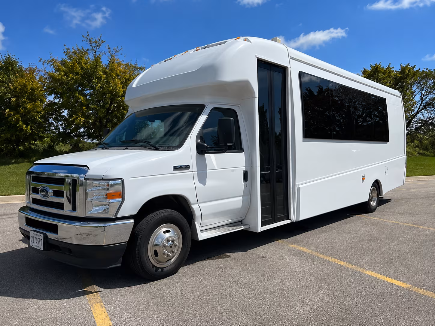 West Palm Beach Prom & Homecoming Transportation party bus exterior
