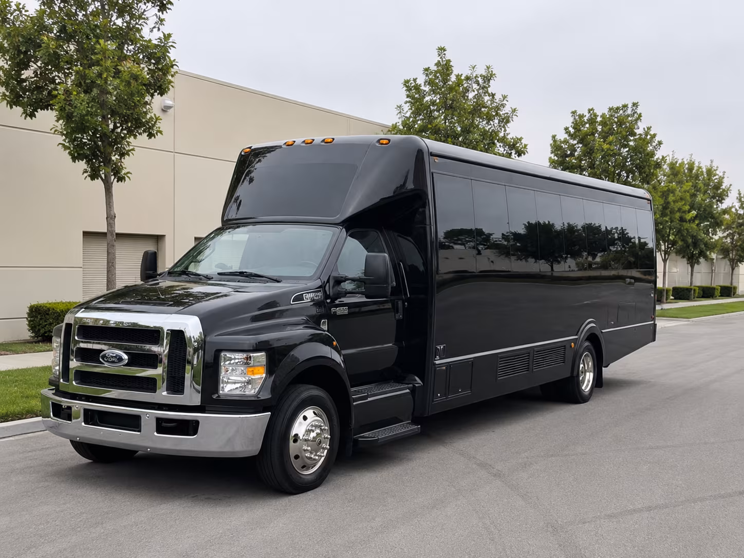 West Palm Beach Prom & Homecoming Transportation party bus exterior