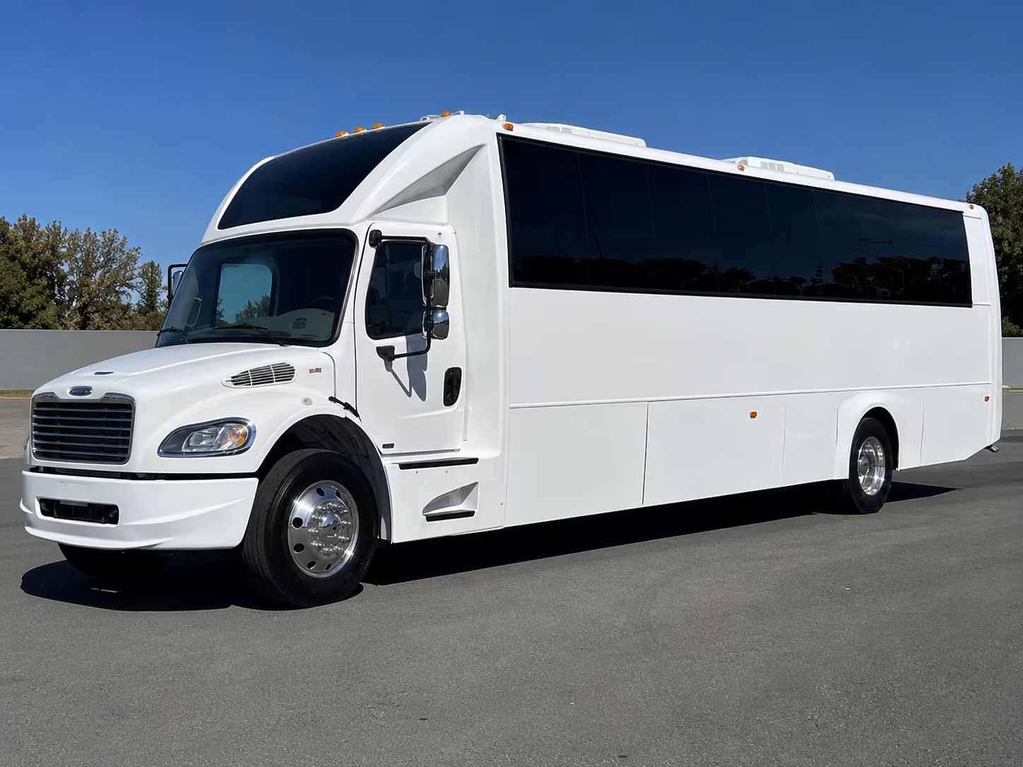 West Palm Beach Prom & Homecoming Transportation party bus exterior