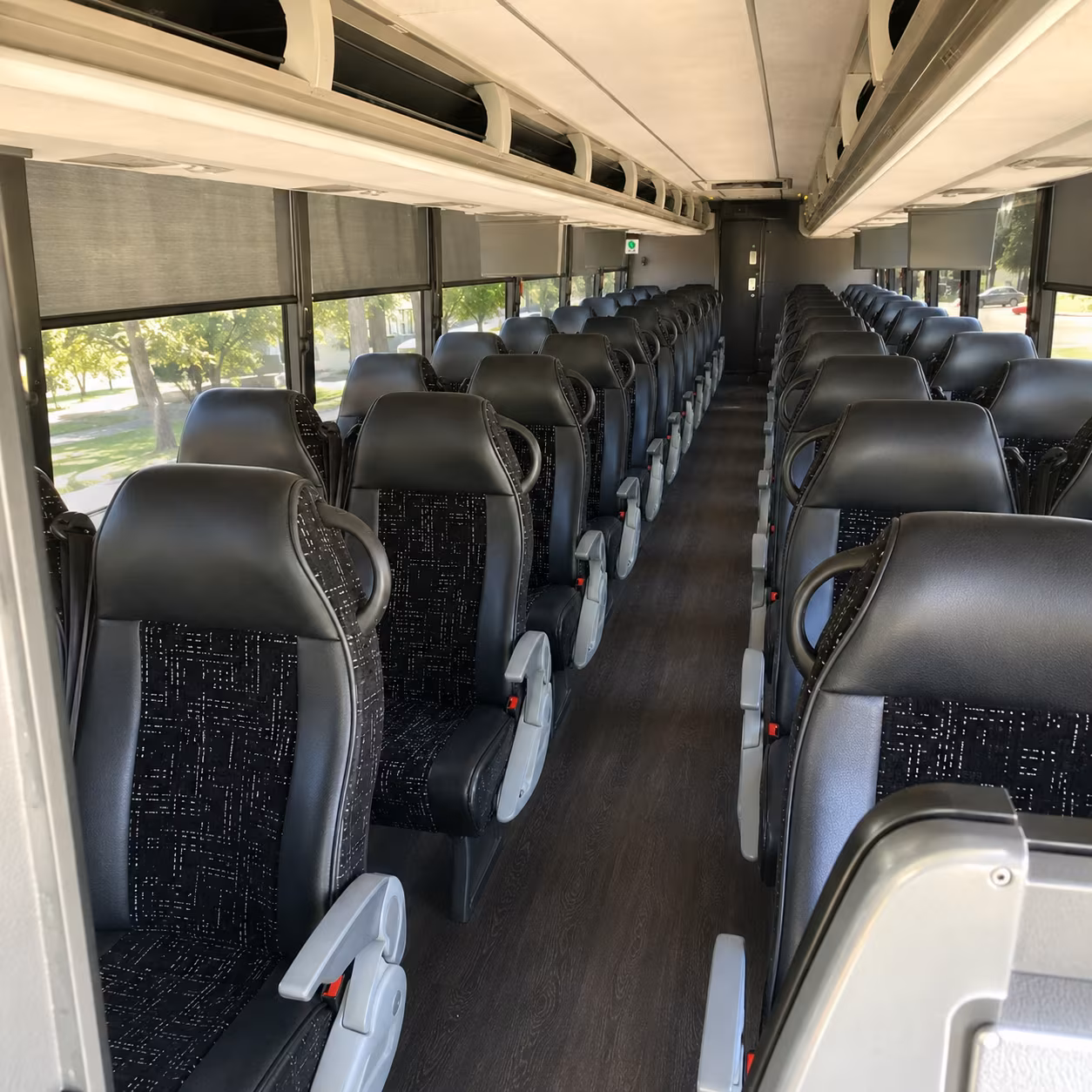 West Palm Beach School Event Transportation party bus exterior